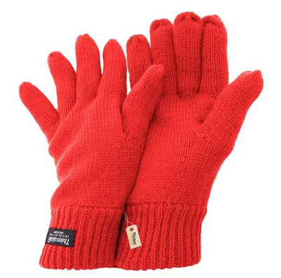 Men's 3M Thinsulate Thermal Winter Gloves – Black, Medium/Large, Acrylic Lined For Extreme Cold