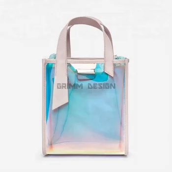 iridescent beach bag