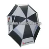 30 inch auto open logo design double layers windproof golf umbrella