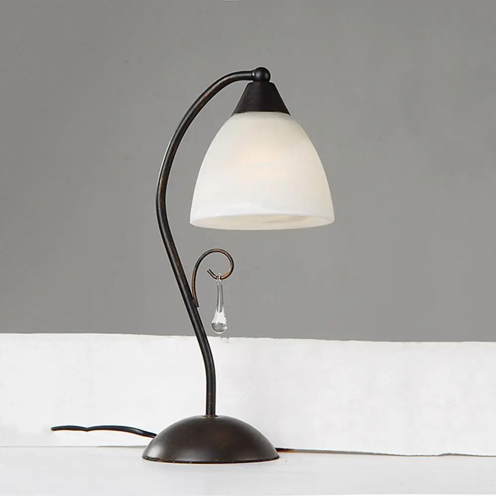 Decorative Ceiling E27 3/5/8 Lights lobby white brush golden glass shade brass living room chandelier