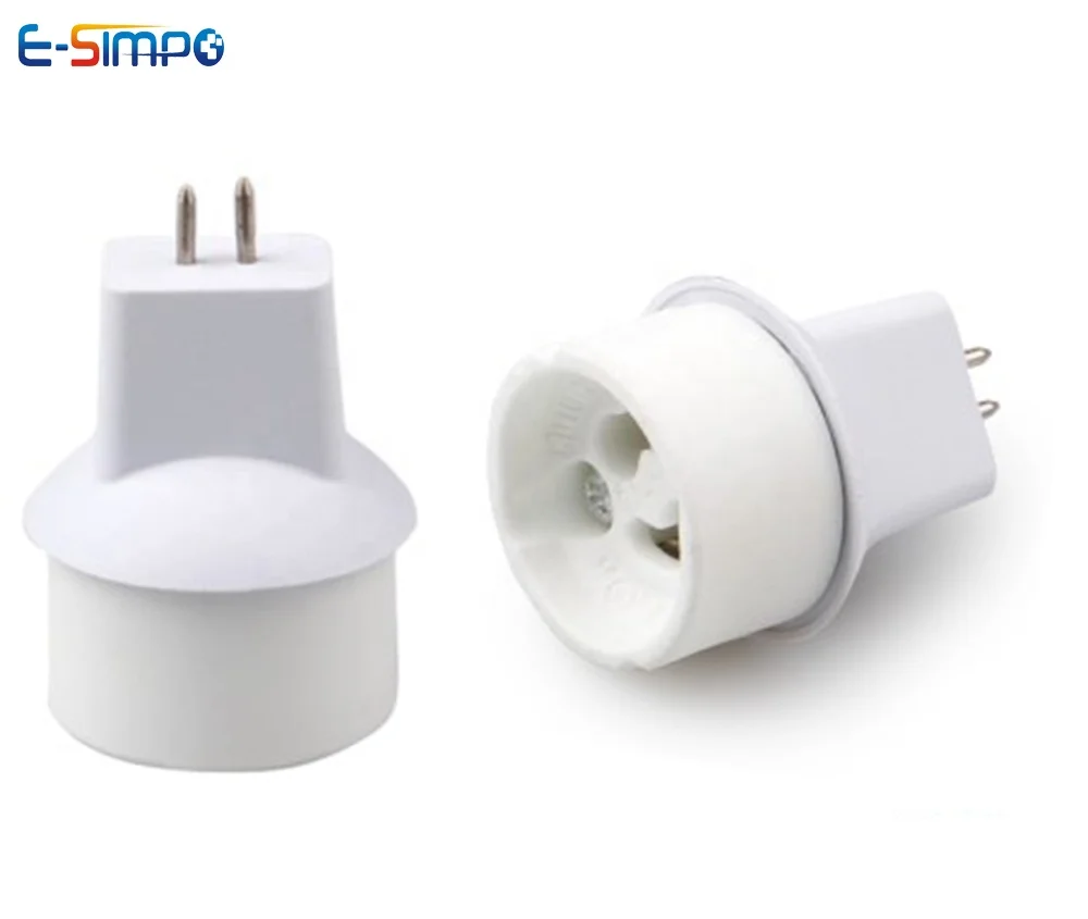 MR16 to Gu10 Adapter Gu10 2Pin to Gu5.3 G4 MR16 Light Socket Adapter