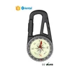 2 in 1 Double Sided Mini Compass Carabiner Calendar LED Outdoor Hiking Climbing Plastic Camping Equipment Compass
