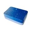rectangular metal soap tin box