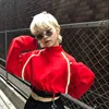 Outerwear Crop Short Jacket Women Long Sleeve Autumn Female Zipper Streetwear Striped Reflective Jacket Sports Y11339