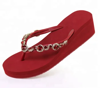 beaded flip flop sandals