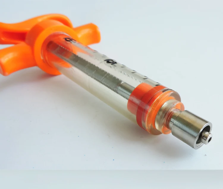 10ml 20ml Copper Head Continuous Poultry Injection Syringe