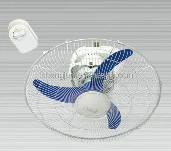 16 18 Inch Shami Ceiling Oscillating Orbit Fan With Wall Mounted