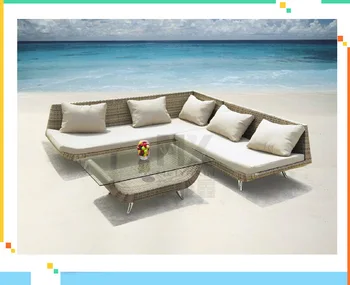 Rattan Furniture Garden Sofa Sets/ Pe Wicker Furniture For Living Room