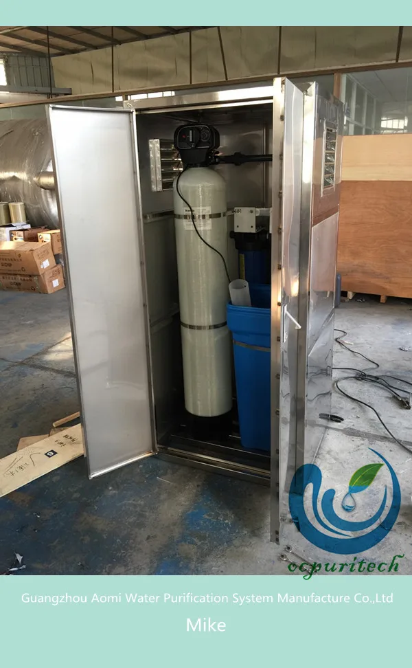 RO water treatment with hard water softener plant
