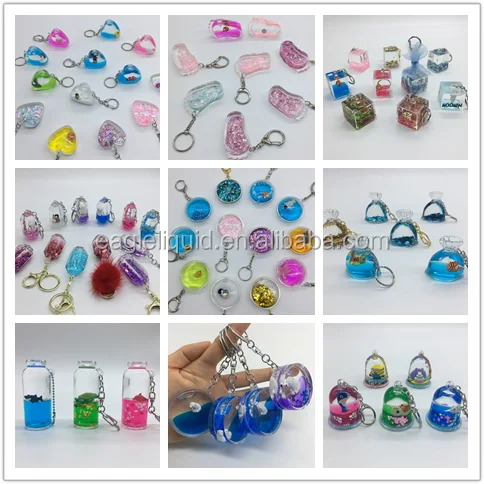Wholesale Custom Floating Keychain with 3D Floater