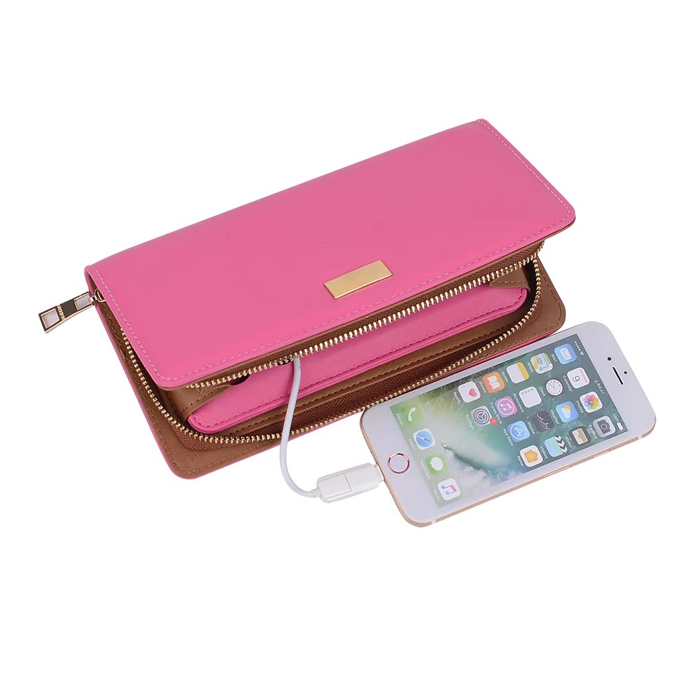 Mens Womens Charging Wallet With Power Bank - Buy Phone Charging Wallet,Power Bank Wallet,Wallet ...