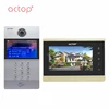 ACTOP wire gate intercom front door camera apartment building video intercom system colour screen with camera