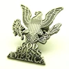 God Bless America Eagle Die Struck Antique Badge lapel pin