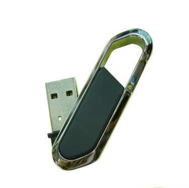 Custom Engrave Logo Metal Swivel Flash Usb Carabiner Usb Key For Outdoor Climbing - ANKUX.COM