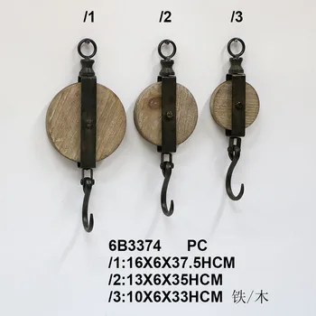Single Wall Decoration Rustic Wrought Iron Decorative Fish Hanger