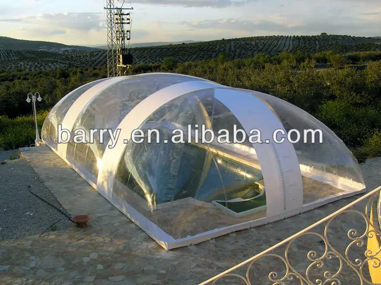 inflatable pool cover dome