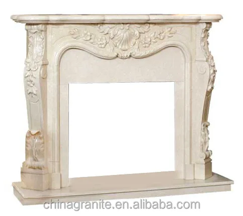 Home Furniture Pure White Wholesale Marble Fireplaces For Sale