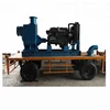 self priming diesel engine oil pump trailer type transfer sewage