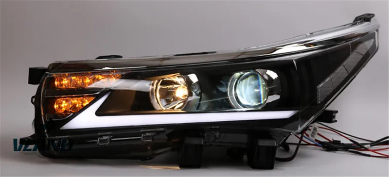 VLAND factory led lights for car accessory head light for Corolla LED Headlight 2014-2016 for Corolla head lamp Lexus style