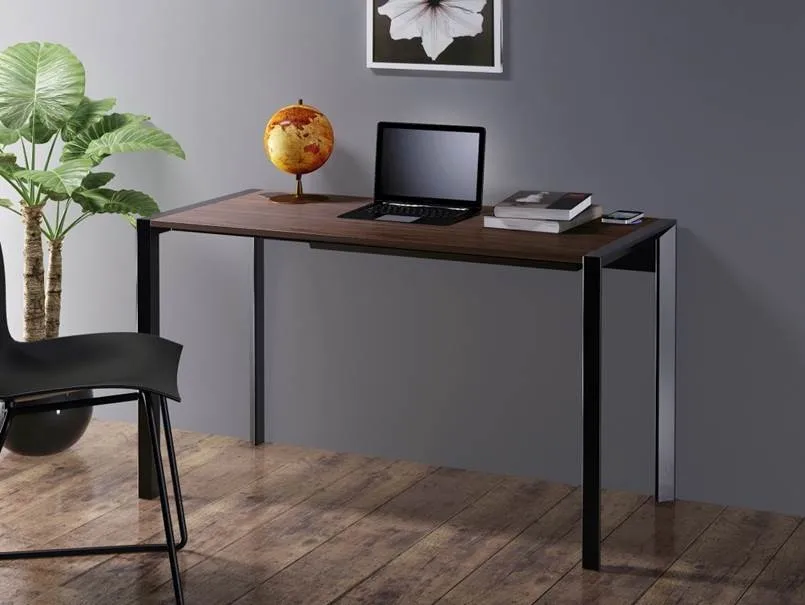 Rustic Computer Desk With Heavy Duty Simple Retro Style Office Desk Workstation Wireless Charge And Power Plug For Optional Buy Laptop Desk Wooden Desk Wood Computer Desk For Home Product On Alibaba Com