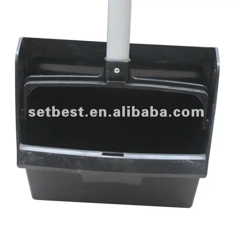 Commercial Plastic Lobby Dust Pan With Long L Shape Handle 56202*02