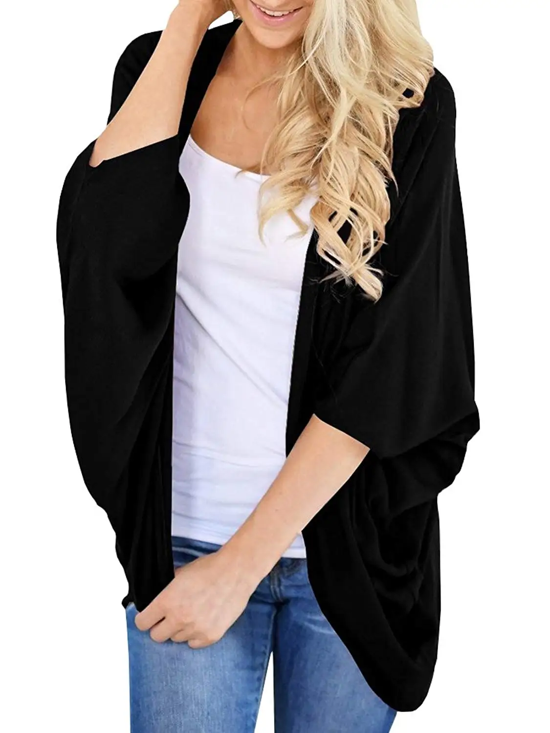 black batwing cardigan