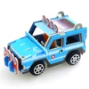 Promotional gift jeep joyful puzzle frames jigsaw puzzles maze cube puzzle game 3D DIY pull back toy