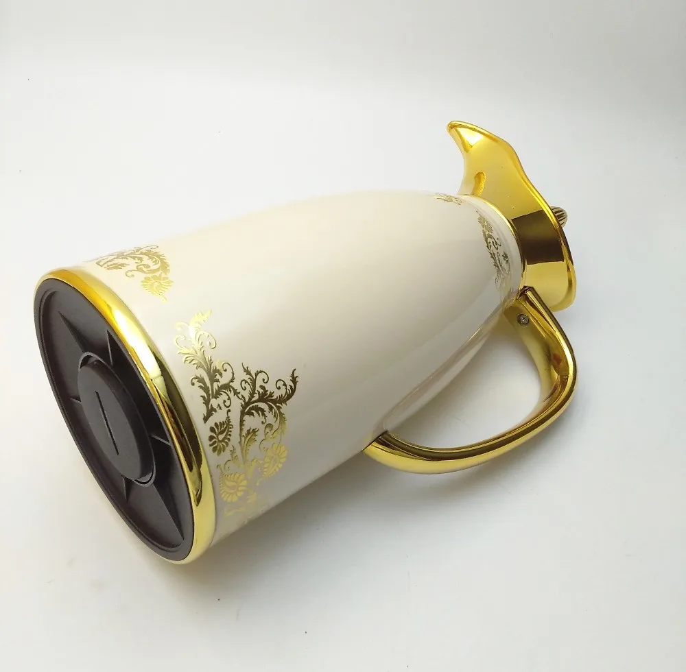 1.0 Liter Metal Brushed Vacuum Thermos Teapot With Stainless Lids Buy