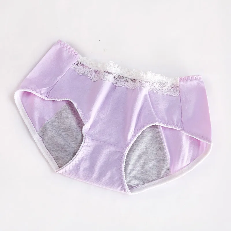 Ladies Cotton Menstrual Leakproof Panties Lace Waterproof Sanitary Panty Period Underwear Buy 