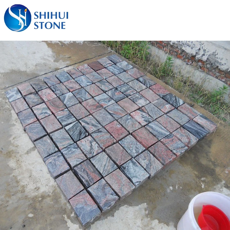 Cheap Multi Color Red Granite Stone Tile Patio Paver Stones For Sale