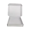 Card Corrugated Material White Sport Uv Cosmetics Moving Paper Elegant Cardboard For Toy Block Gift Packaging Box With Handle