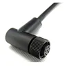INST M12 90 degree angle Male Power Cable waterproof connector