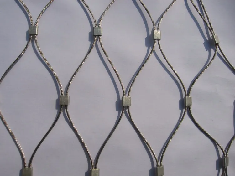 Light Weight High Strength Stainless Steel Wire Rope Mesh Net