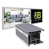 large format front open frame PVC fabric light box outdoor led advertisiting display signage