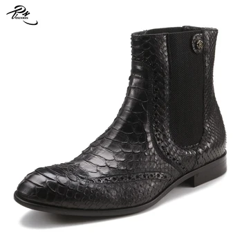 mens crocodile chelsea boots