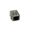 RJ45 1*1Modular JACK Single Thru-hole 10/100Base-T 10P8C Tab Down
