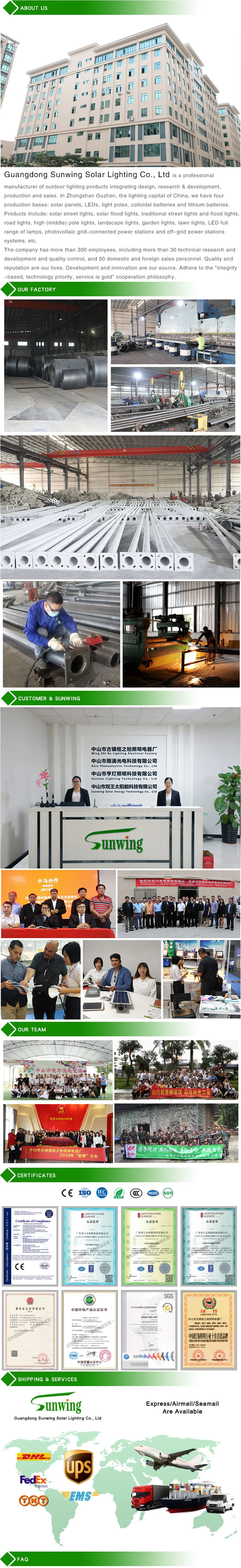 reliable manufacturer 6m hot-dip galvanized street lamp pole