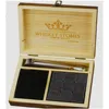 Amazon hot selling Premium Whiskey Stones Gift Set Granite Reusable Ice Cubes Complete Luxury Handcrafted wood box gift Set