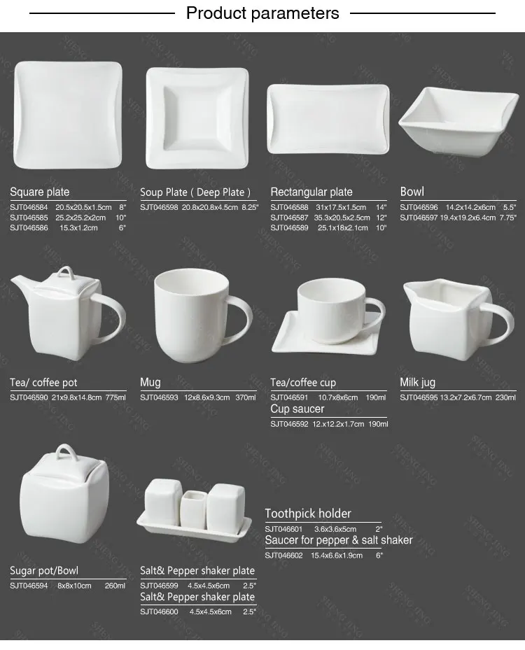 Personalized Design Teapot 775ml White Custom Coffee Pot For Cafe/ Restaurant/ Hotel