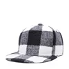 100% Cotton Checked Unisex Sports Cap Baseball Cap