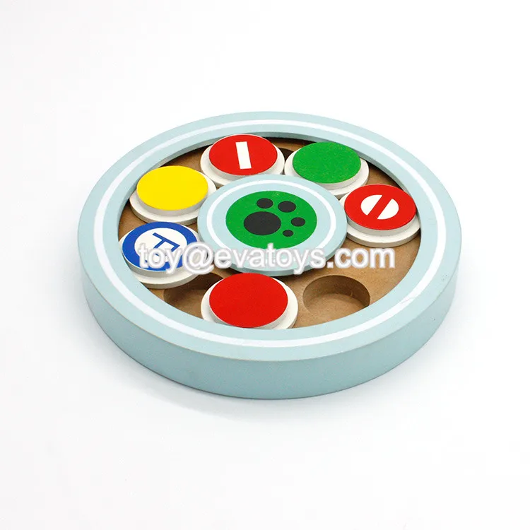 Best Interactive Fun Iq Game Feeder Hide And Seek Toys Wooden Puzzles