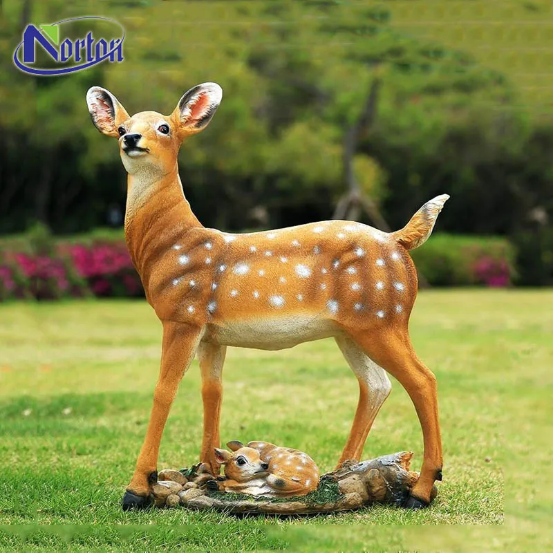 garden deer statue