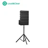 dual 4inch active mini line array speaker built DSP amplifier