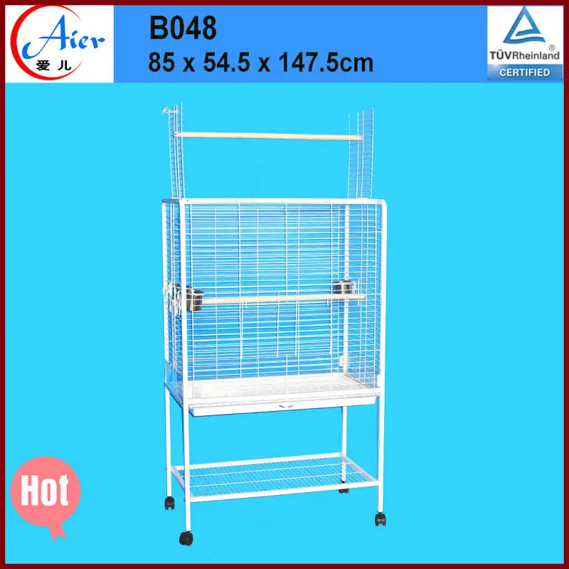 Comfortable Foldeble White Seed Catcher Wood Big For Bamboo Cages Vietnam In Turkey Aviary Parrot Metal Flight Extra Large Bird Cage