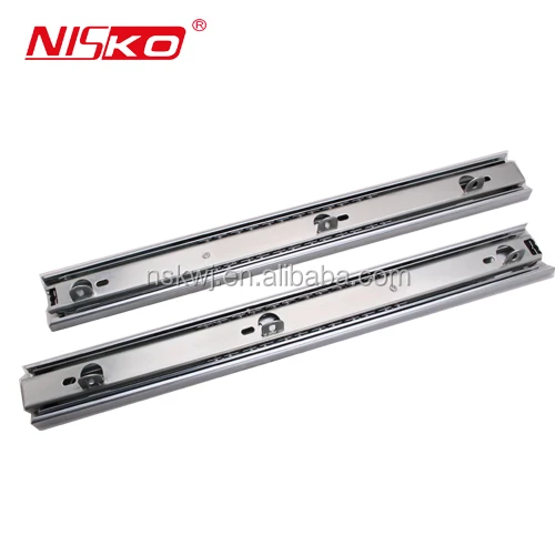 Heavy Duty Drawer Slide Rail Self Closing Drawer Rail 45mm