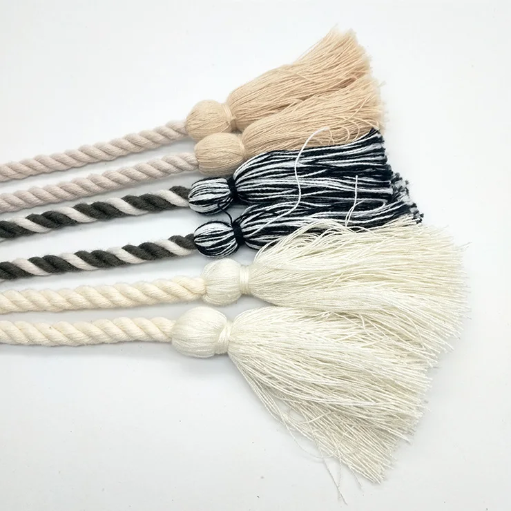 Custommade 100 Cotton Twisted Cords Fashion Tassel Cords Buy Cotton