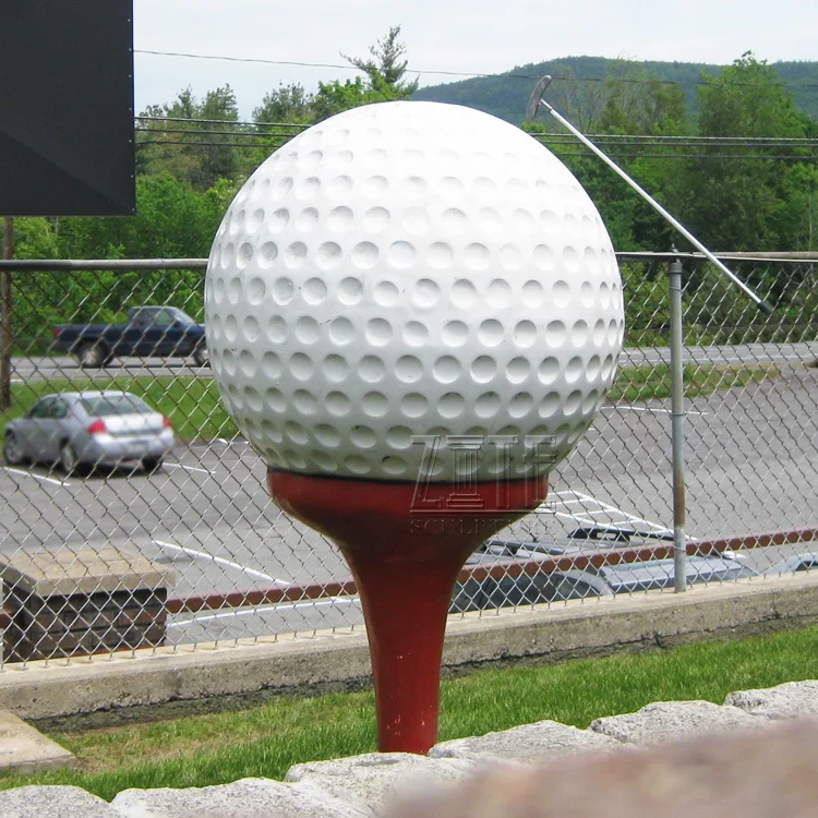 Balle de golf XXL Réaliste - Objet en résine - Déco et Artisanat