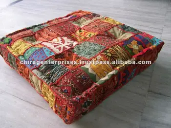 Indian Handwork Alteration Floor Cushion Buy Meditation Floor