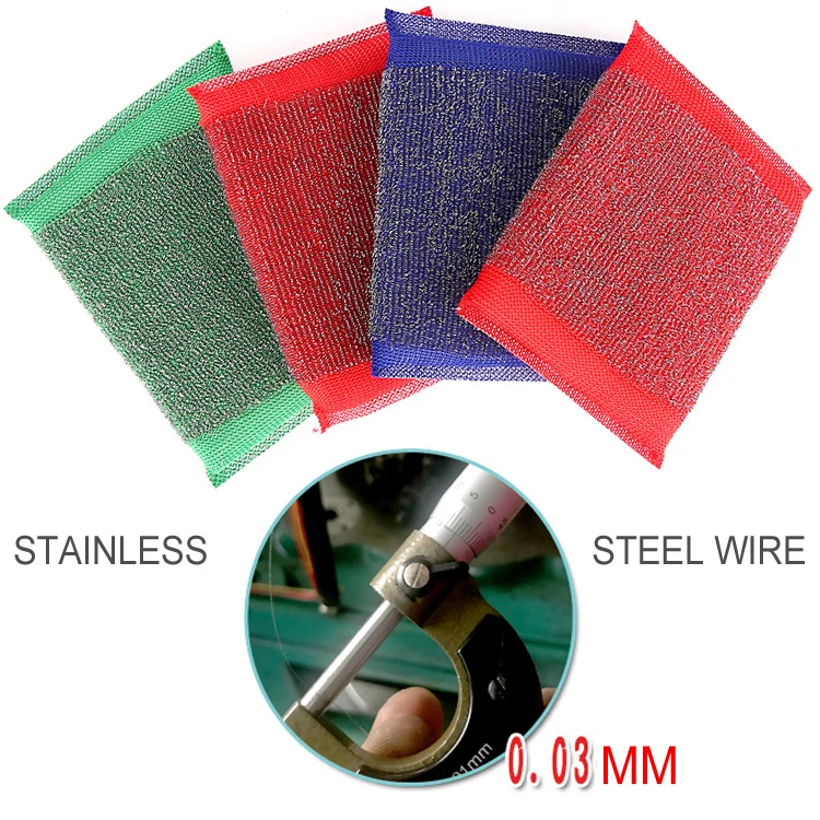 Scouring Pad Use For Kitchen And Bathroom Cleaning,Dish Sponge For