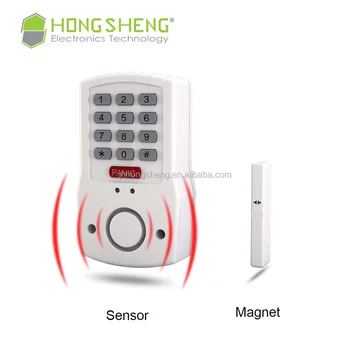 Diy Battery Power Security Keypad Door Alarm System With Panic